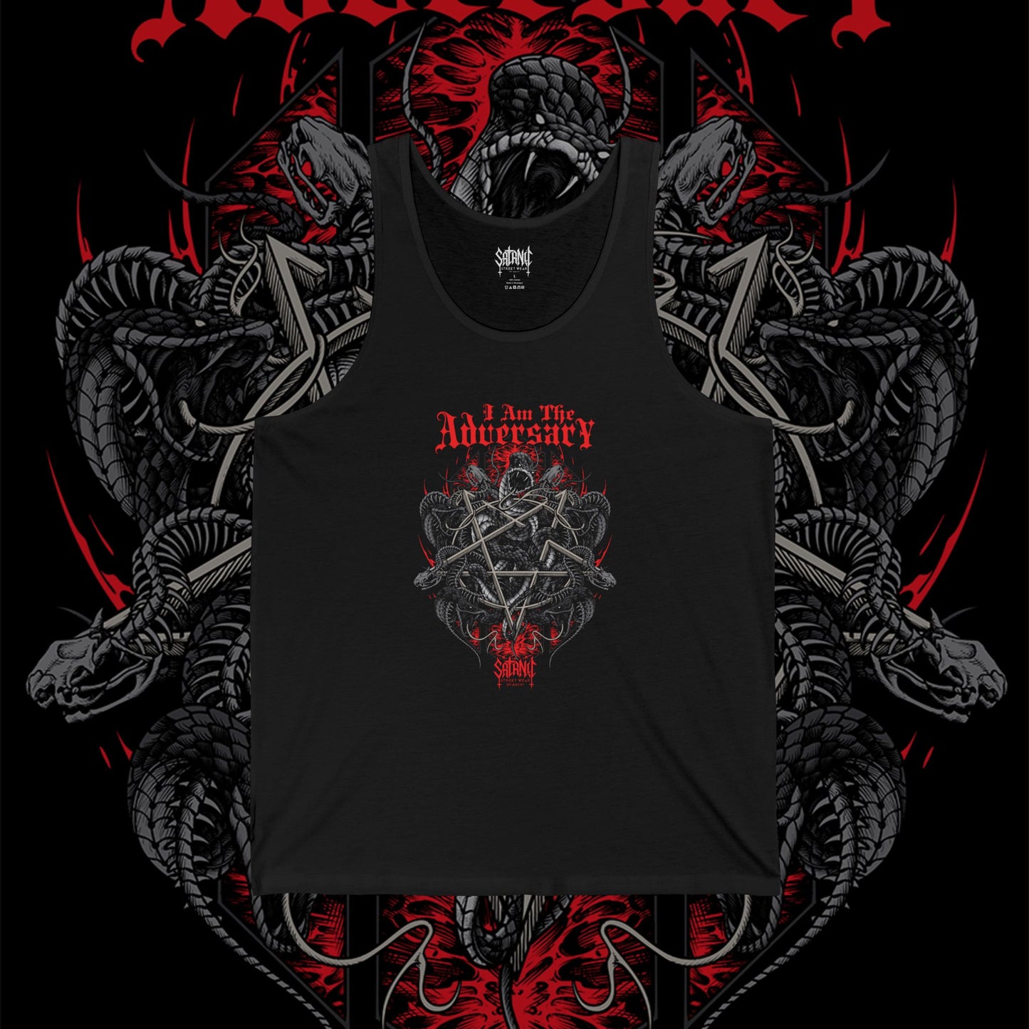 I Am The Adversary - Unisex Jersey Tank