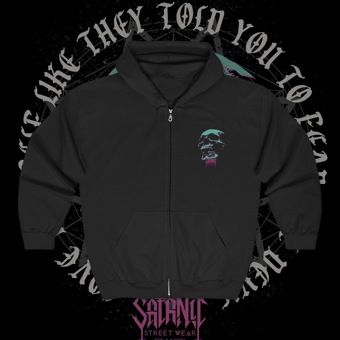 LoveLike Hell - Unisex Heavy Blend™ Full Zip Hooded Sweatshirt